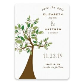 Wedding Tree Save The Date