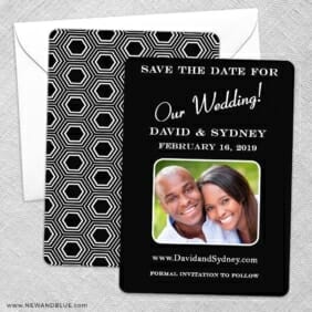 The Big Day Save The Date Wedding Card