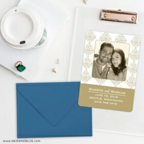Sorrento Save The Date Cards And Optional Color Envelopes