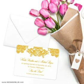 Sonoma Save The Date Cards With Envelope