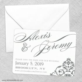 Signature Save The Date Party Card