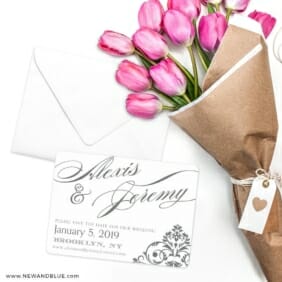 Signature Save The Date Cards With Envelope