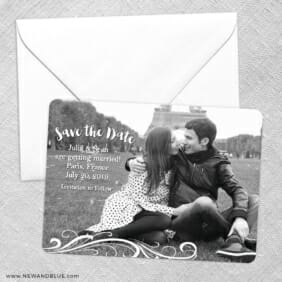 Paris Save The Date Party Card