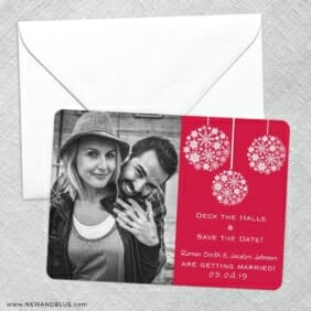 Noel Save The Date Party Card