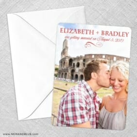 My Crush Save The Date Party Card