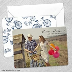 Love Her Madly Save The Date Wedding Card