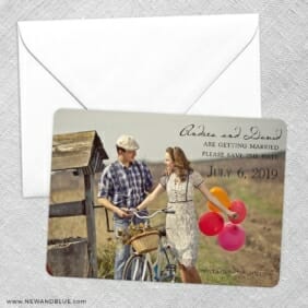 Love Her Madly Save The Date Party Card