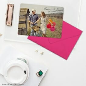 Love Her Madly Save The Date Cards And Optional Color Envelopes