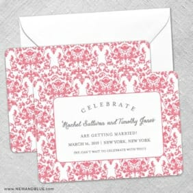 Laughter Save The Date Wedding Card