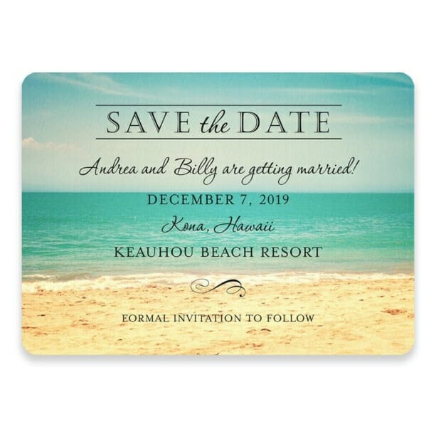 Kona Save The Date