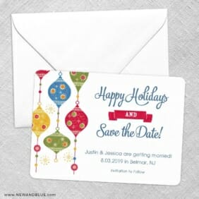 Jingle Bells Save The Date Party Card