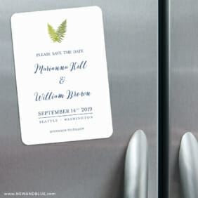 Fern 3 Refrigerator Save The Date Magnets1