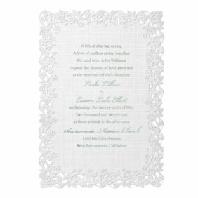 Linen Love Invitation