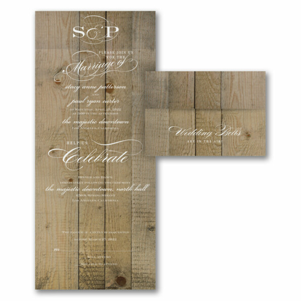 Vintage Woodgrain Love
