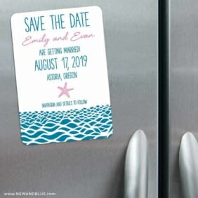 Astoria Refrigerator Save The Date Magnets