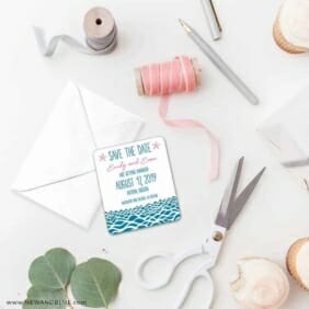 Astoria Save The Date Magnet Petite Size
