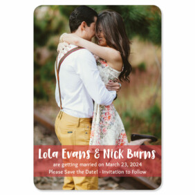 Breckenridge 1 Save The Date Magnets