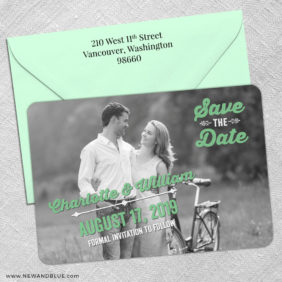 Cape Cod 5 Save The Date With Optional Color Envelope1