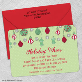 Cheers 5 Save The Date With Optional Color Envelope1