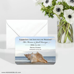 Down By The Sea 6 Wedding Save The Date Magnets