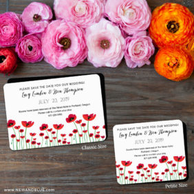Emerald City 2 Save The Date Magnet Classic And Petite Size1