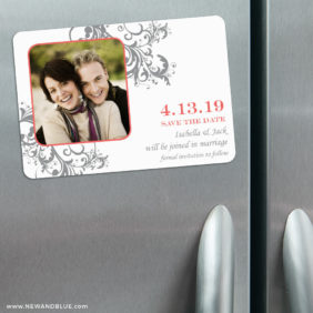 Flourish 3 Refrigerator Save The Date Magnets1