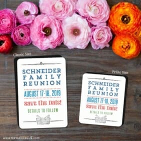 Gather 2 Save The Date Magnet Classic And Petite Size