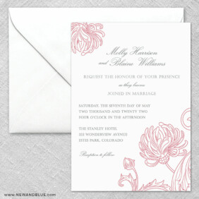 Gatsby 2 Invitation And Envelope