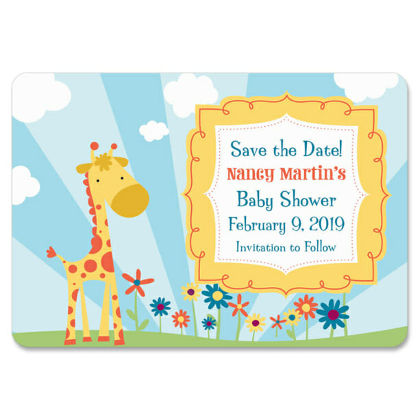 Giraffe 1 Save The Date Magnets1