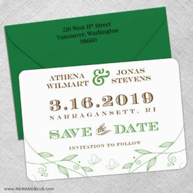 Happy Day 5 Save The Date With Optional Color Envelope1