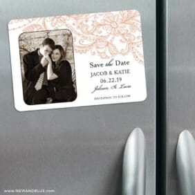 Jalousie 3 Refrigerator Save The Date Magnets