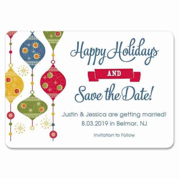 Jingle Bells 1 Save The Date Magnets