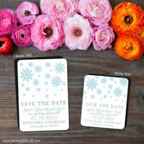Joyful 2 Save The Date Magnet Classic And Petite Size