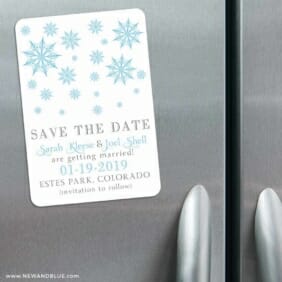Joyful 3 Refrigerator Save The Date Magnets