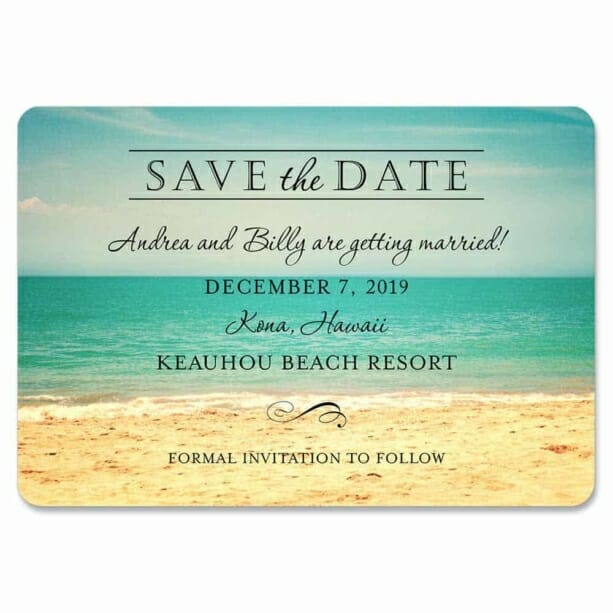 Kona 1 Save The Date Magnets