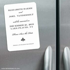 Lake Placid 3 Refrigerator Save The Date Magnets