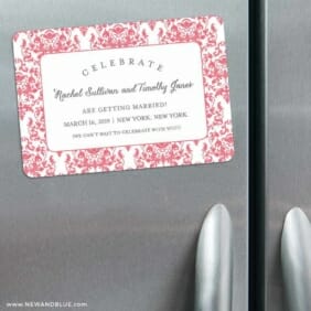 Laughter 3 Refrigerator Save The Date Magnets