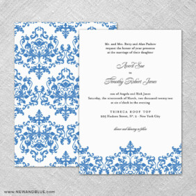 Laughter 4 Invitation Shown With Back Printing