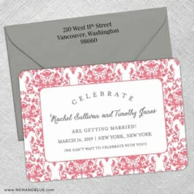 Laughter 5 Save The Date With Optional Color Envelope