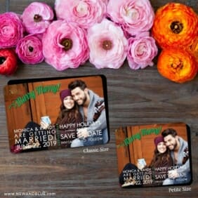 Marry Marry 2 Save The Date Magnet Classic And Petite Size