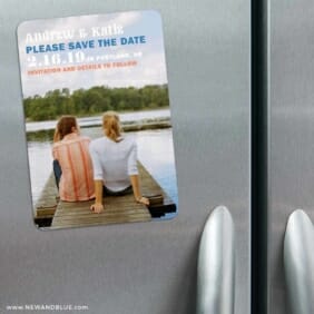Mirror Lake 3 Refrigerator Save The Date Magnets