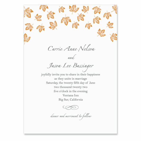 Monterey Wedding Invitation