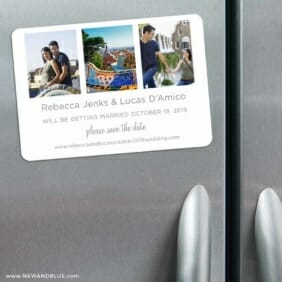 On This Day 3 Refrigerator Save The Date Magnets