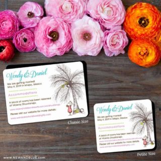 Palmetto Bay 2 Save The Date Magnet Classic And Petite Size