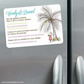 Palmetto Bay 3 Refrigerator Save The Date Magnets