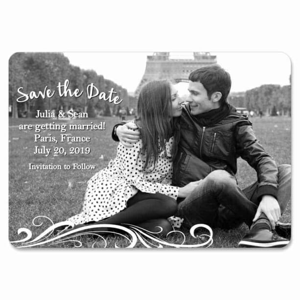 Paris 1 Save The Date Magnets