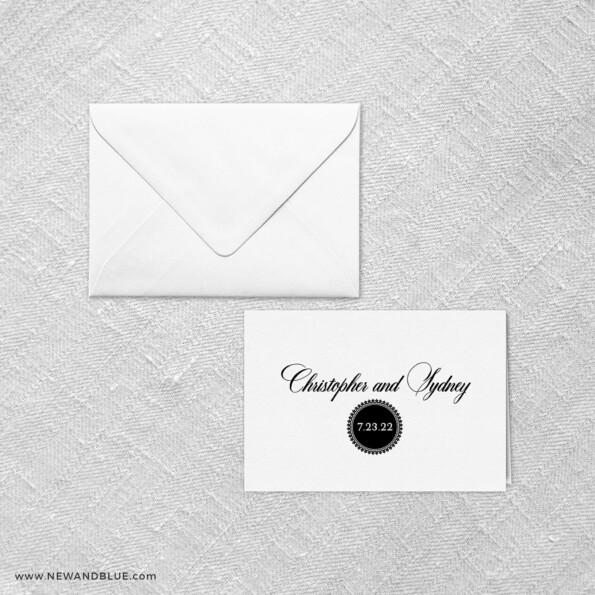 Park Avenue Thank You Card And Envelope