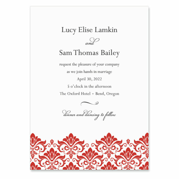 Portland Wedding Invitation
