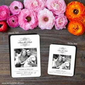 Providence 2 Save The Date Magnet Classic And Petite Size