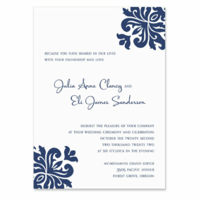 Rio De Janeiro Wedding Invitation